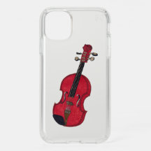 Elegante Red Violin Music Lover