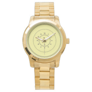 Elegante Relógio Masculino Dourado