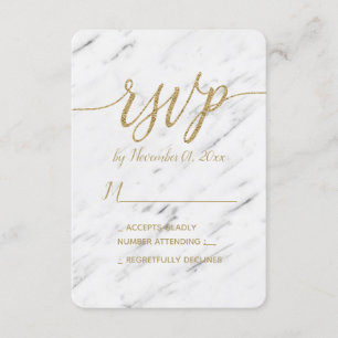 Elegante resposta de casamento em mármore branco e