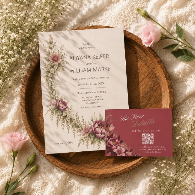 Elegante Resposta Romântica de Casamento com Flore (Criador carregado)
