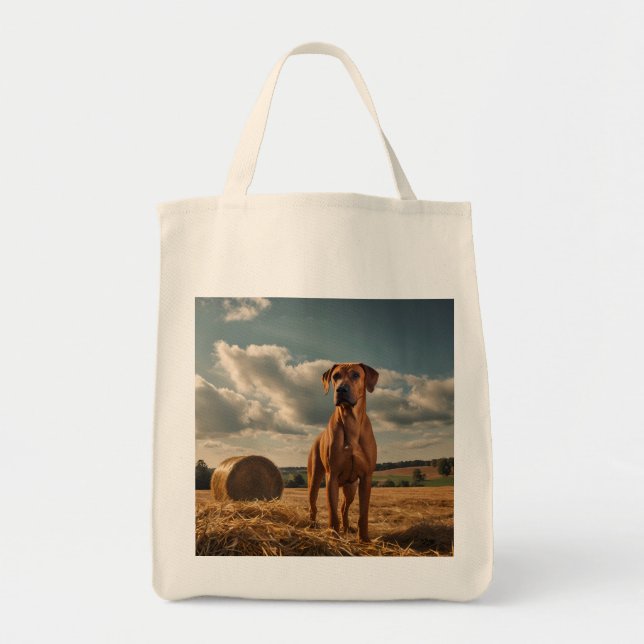Elegante Ridgeback Grocery Bolsa (Frente)