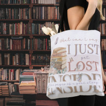 Elegante Romance Bookish Book Club Lendo Tote Bag