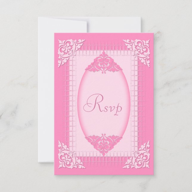 Elegante, Rosa de Garota RSVP (Frente)