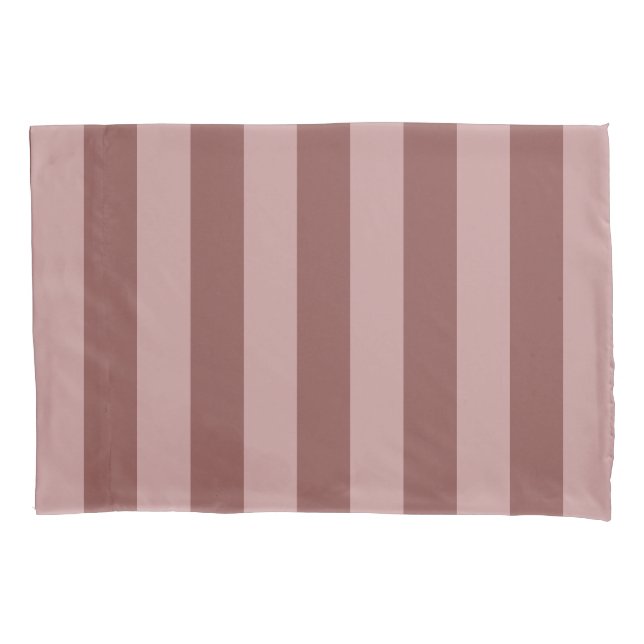 Elegante Rosa de Seda e Padrão Listrado Rosa Tímid (Frente)
