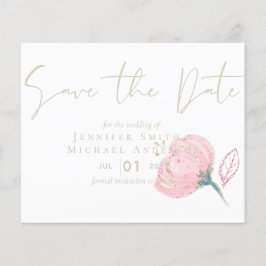 Elegante Rosa Dourado Disparador de Casamento Mode