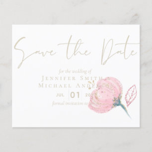 Elegante Rosa Dourado Disparador de Casamento Mode