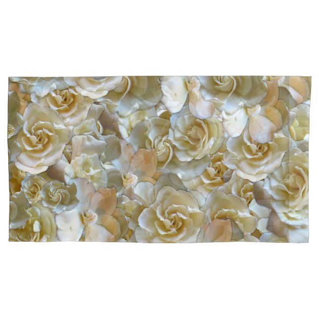 Elegante Rosa Floral Padrão Petal (Frente-Esquerda)