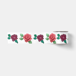 Elegante Rosa Floral Rosa