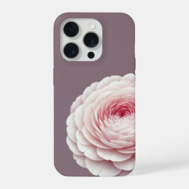 Elegante Rosa Malva Fumê Floral