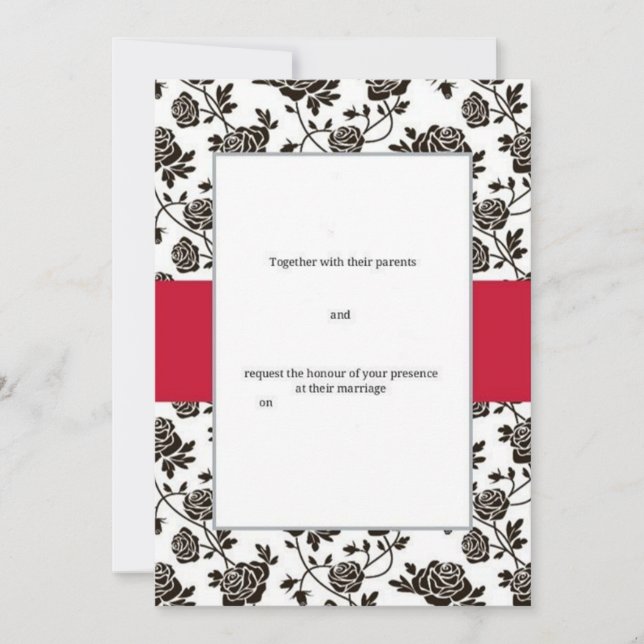 Elegante Rosa preto (Frente)