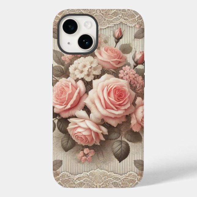 Elegante Rosa Rosa Rosa Rosa Rosa, Rosa, Floral, c (Verso)
