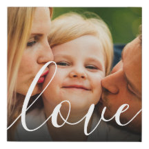 Elegante Roteiro de Amor de Foto de Família Simple