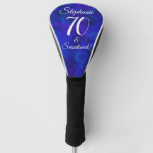 Elegante Royal Blue 70 e aniversário sensacional