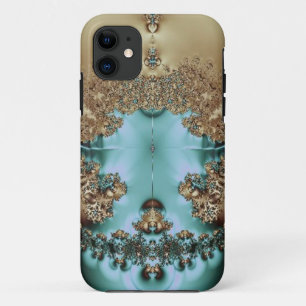 Elegante Royal Dourado e capas de iphone de Casos