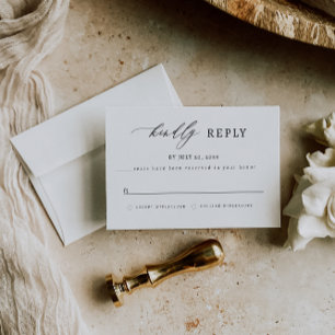 Elegante RSVP - Cartão de Austin