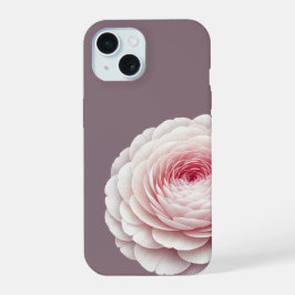 Elegante Rubor Mauve Fumê Floral