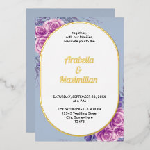 Elegante Russo Floral Neutro Moderno de Casamento