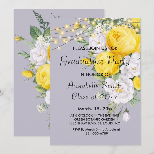 Elegante Rustic lança Convite para Graduação Amare (Frente/Verso)