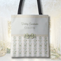 Elegante Saco Tote de Coordenador de Casamento com