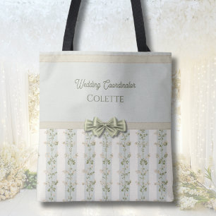Elegante Saco Tote de Coordenador de Casamento com