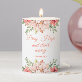 Elegante Santo Floral Padre Pio Cote Christian