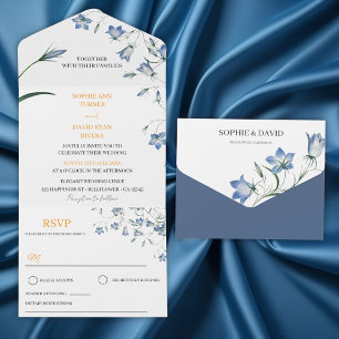 Elegante Selo de Sinople de Campainha Floral para