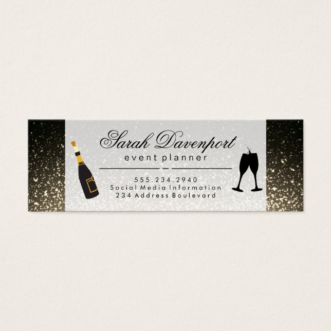 Elegante Sepia Shimmer Champagne Cheers (Frente)