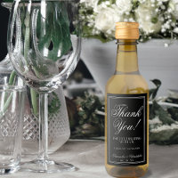 Elegante Simples Mini de Agradecimento de Casament