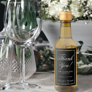 Elegante Simples Mini de Agradecimento de Casament