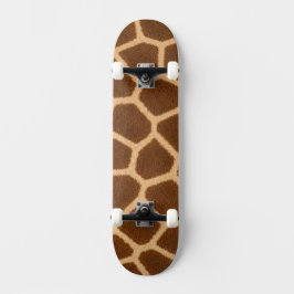 Elegante Skateboard com Estampa de Girafa Estiloso