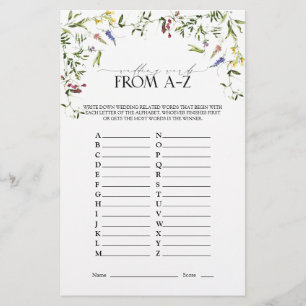 Elegante Summer Wildflower Game