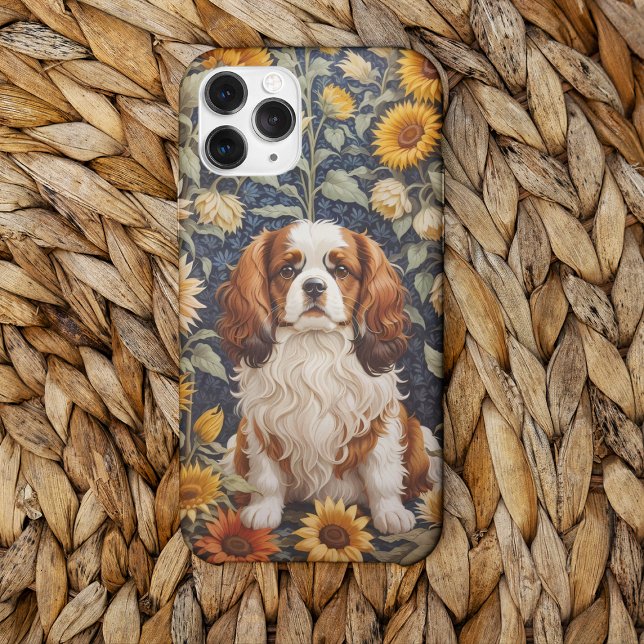 Elegante Sunflower Cavalier King Charles Spaniel (Criador carregado)