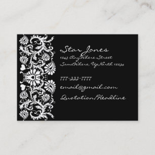 Elegante Swirl Cartão de visita