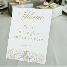 Elegante Tan Chinoiserie Nature Birds Chá de frald