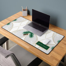 Elegante Tapete de Mesa de Natal com Eucalipto Dou
