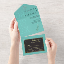 Elegante Teal Fab