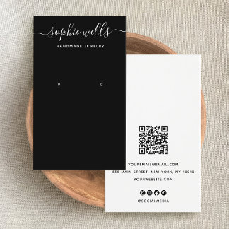 Elegante tela de gravação de código QR de script p