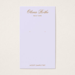Elegante Tela de Lavanda de Script Elegante