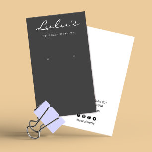Elegante - Tela Simples de Orelha Preta