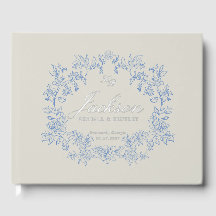 Elegante Toile Floral Azul Poeirento Vitoriano Cas