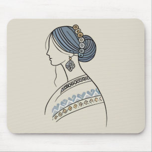 Elegante Ucraniano Folk Art Mousepad