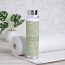 Elegante Verde Salvia Botânico Personalizado