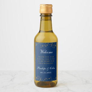 Elegante Vintage Blue Wedding Basket Mini