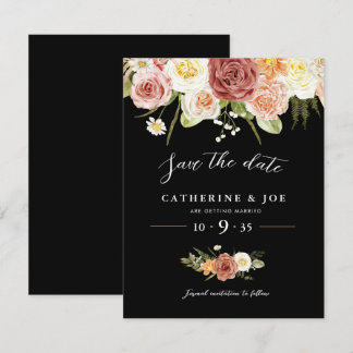 Elegante Vintage Earthy Floral Salvar Data