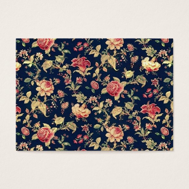 Elegante Vintage Floral Patterno Modelo Chubby (Frente)