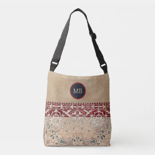 Elegante Vintage Monogramed Tote Bag