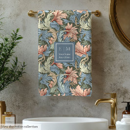 Elegante Vintage Morris Style Bath Toalha