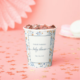 Elegante Wildflower Boho Chá de fraldas