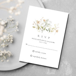 Elegante Wildflower Outdoor RSVP