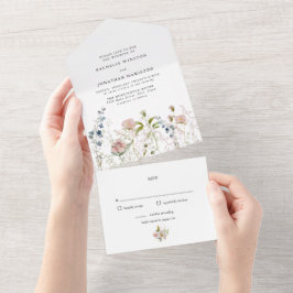 Elegante Wildflower Tudo Em Um Casamento